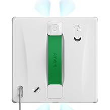 FMART W8 Mini Window Cleaning Robot, 8000Pa Suction, Ultra-Slim 2.36 in, 4-Way Ultrasonic Spray, Edge-Cleaning Route, Smart Path Planning, 9-Stage Safety, App & Remote Control