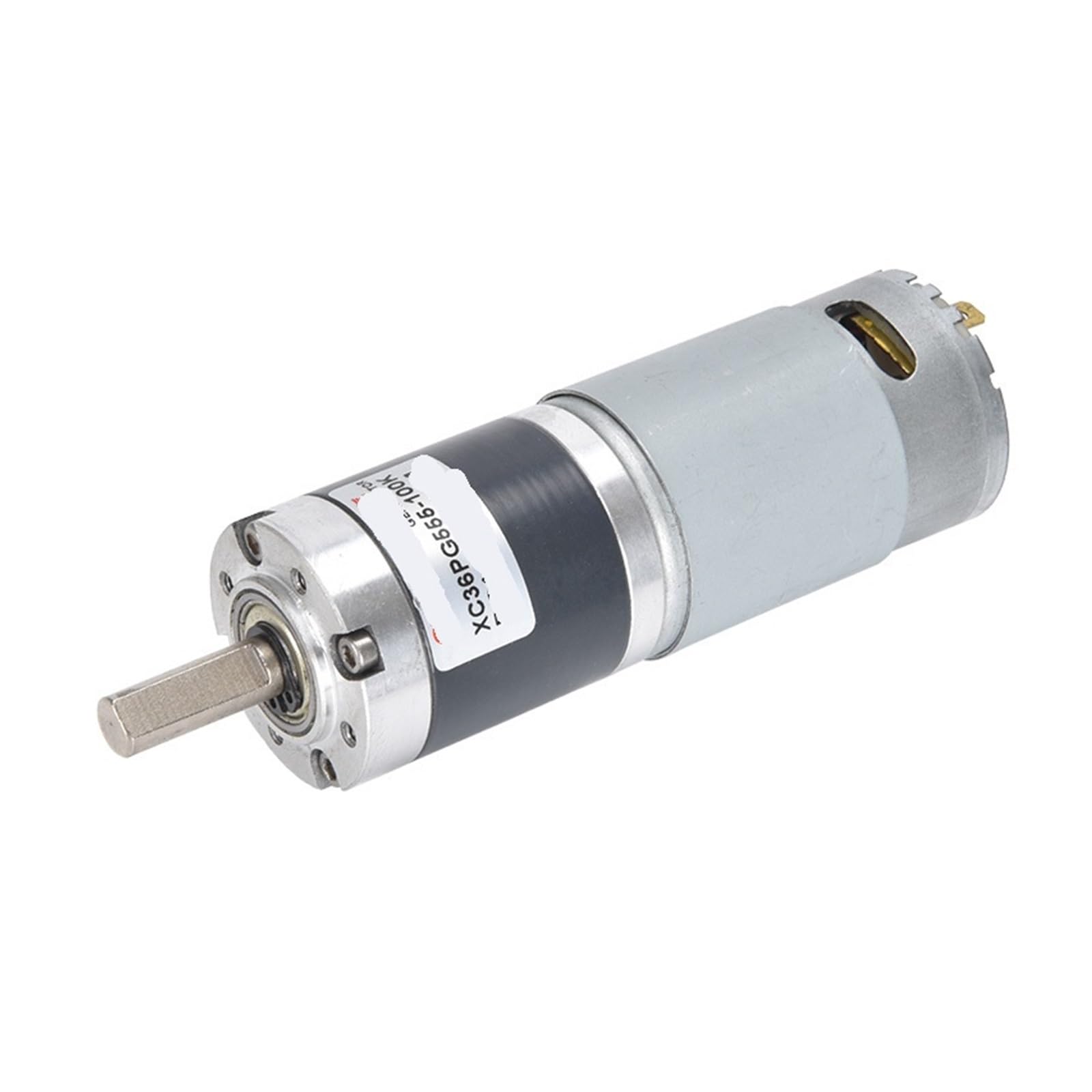 Silnik z redukcją planetarną DC XC36PG555, silnik o wysokiej prędkości, 12 V, regulacja przekładni, wysoki moment obrotowy (12 V 13 obr./min)
