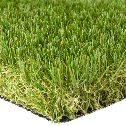STI Prato Sintetico 45mm Finta Erba Tappeto Manto Giardino 6 Sfumature Colore 1x10 Metri