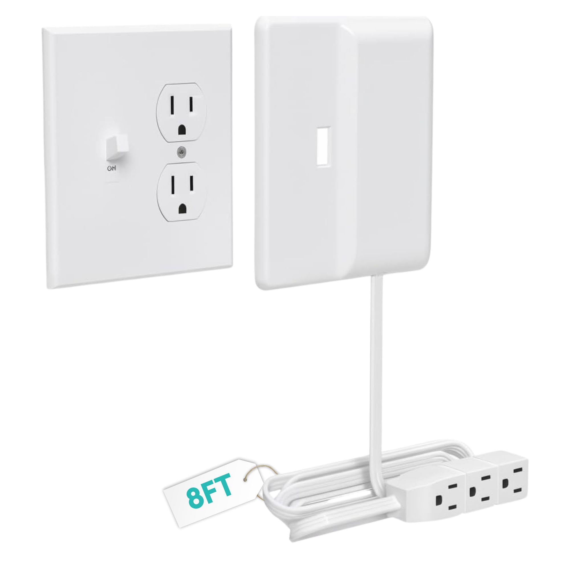 Extension Cord Baby Proof Sleek Socket No Shock Child Protector