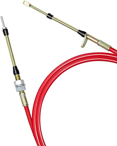 80833 - Cable de cambio para palanca de cambios B&M con extremo de ojal, cable de cambio de transmisión automática de 5 pies de largo AF72-1002