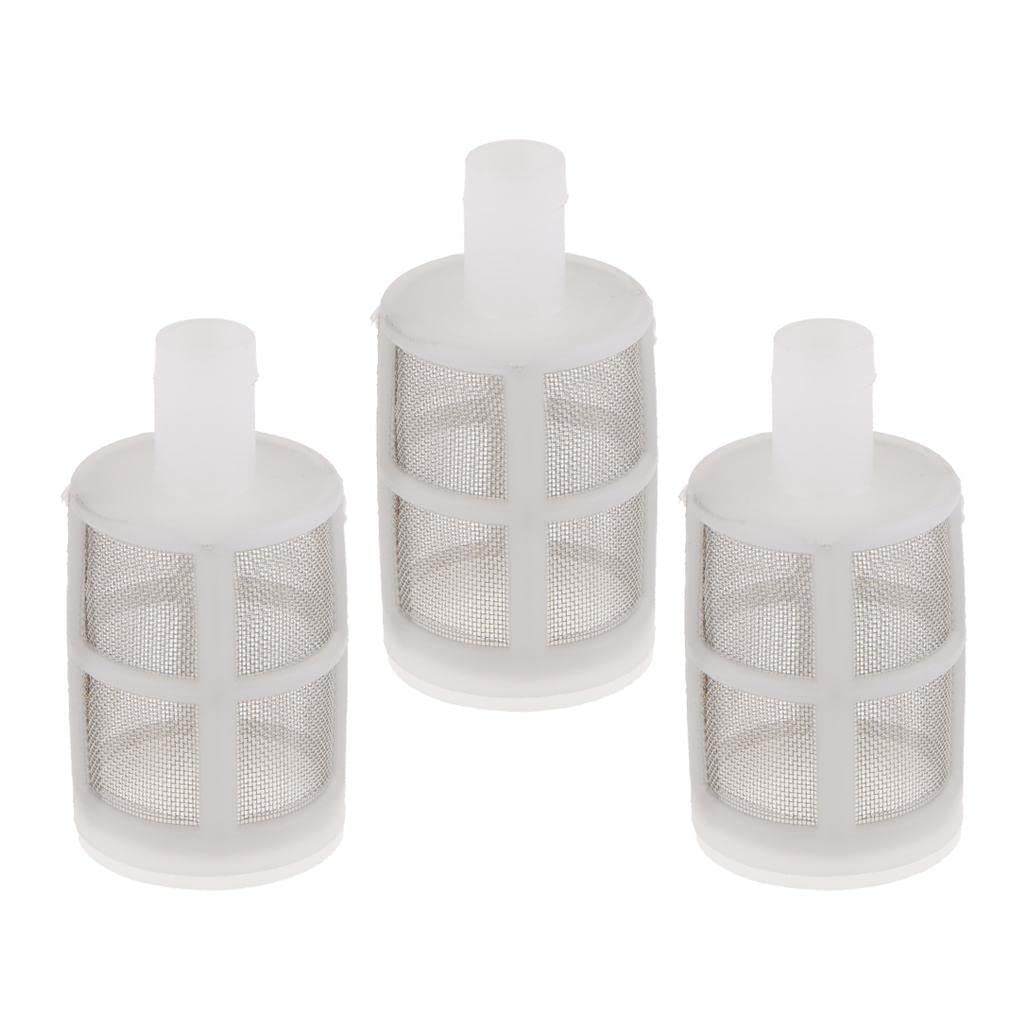 Leefasy Stainless Steel Filter Mesh Pump Filter Screen 10mm Opening, Pack of 3
