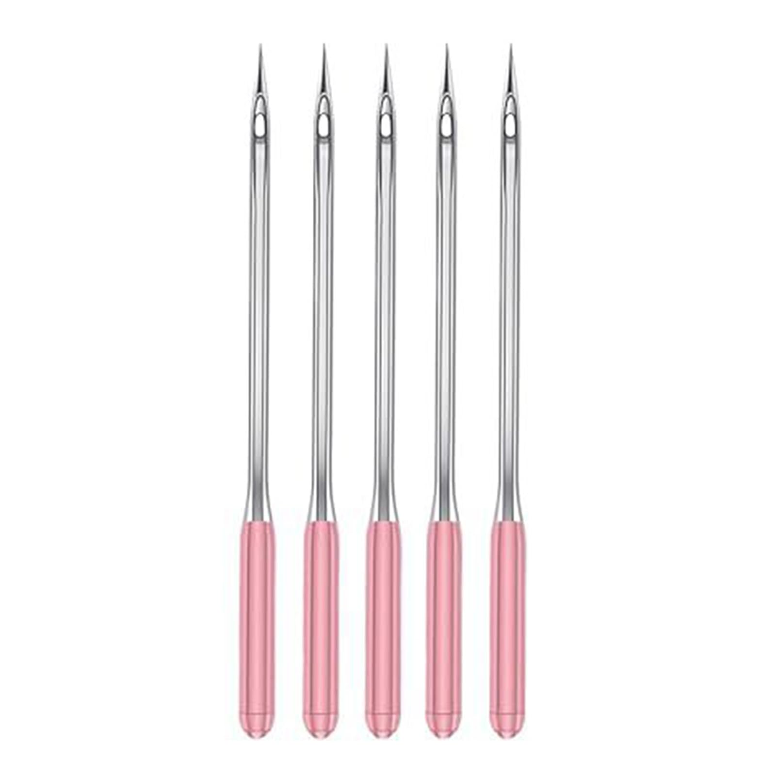 NEWFT 5Pcs Domestic Sewing Machine Needle for Stretch Fabric Regular Point Needle for Domestic Sewing Machines Accessories Regular Point