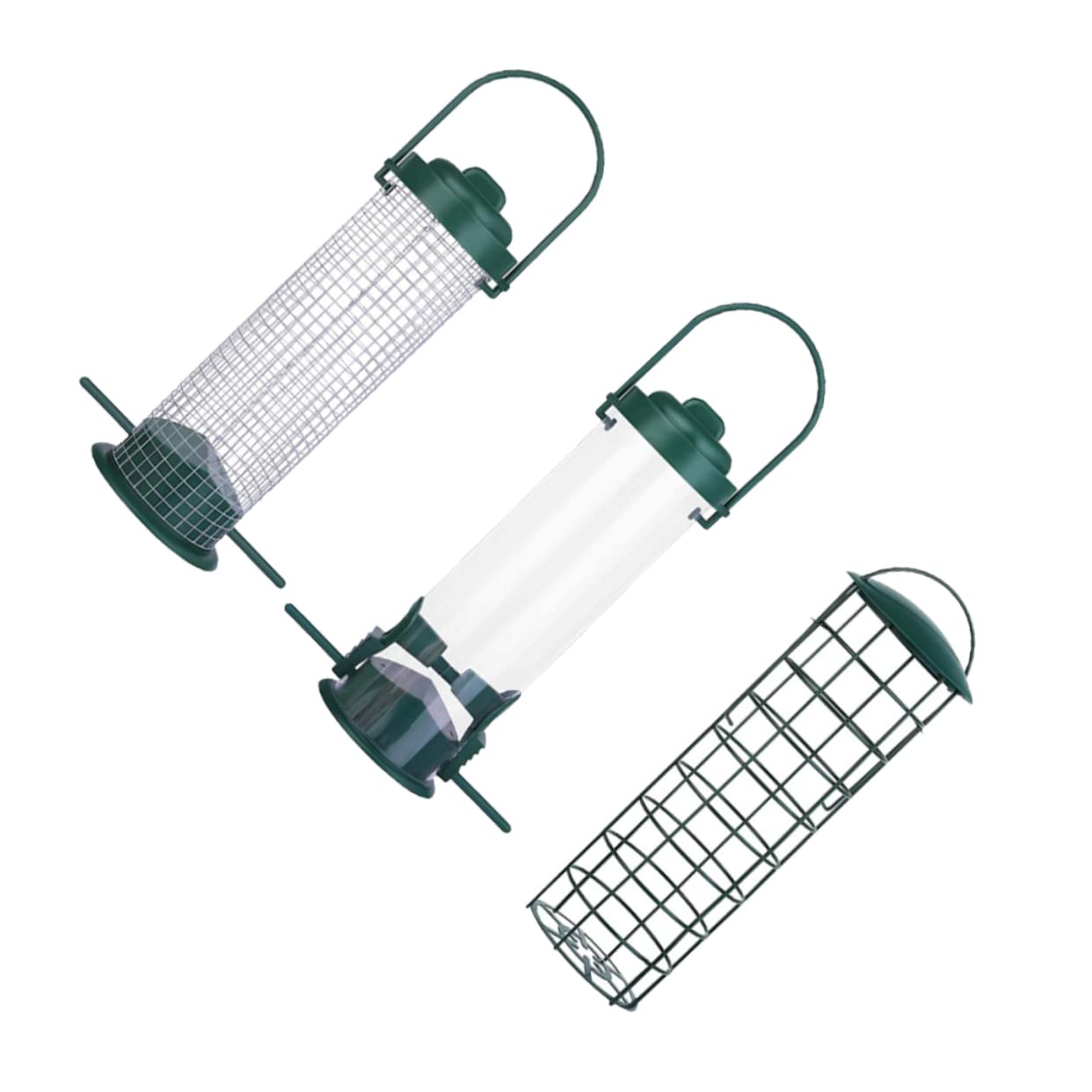 YARNOW 6pièces Mangeoire Suspendue pour Oiseaux Accessoire De Nourriture De Jardin Extérieur Distributeur De Et