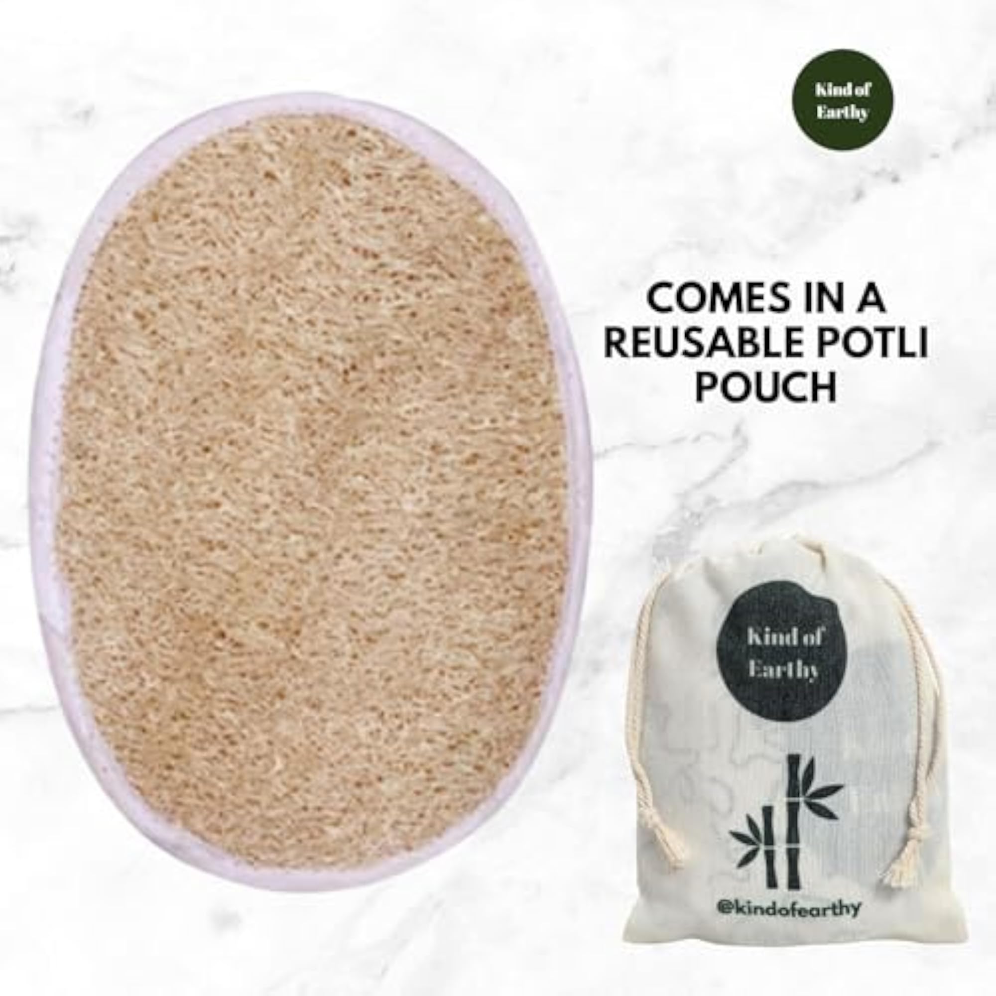 Natural Bath Loofah Organic Body Scrubber