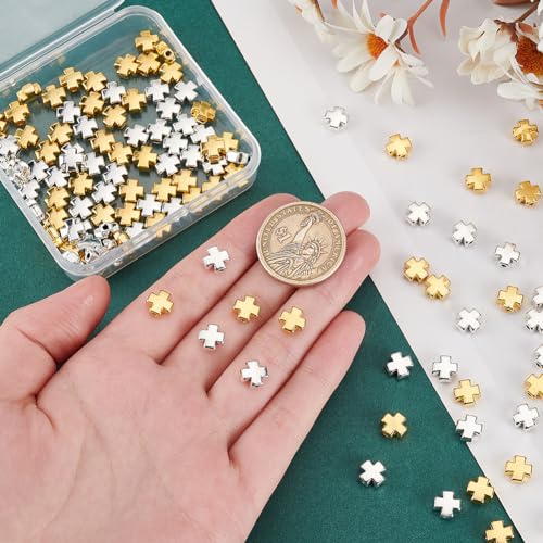 PH PandaHall 120PCS Cross Beads - Image 3