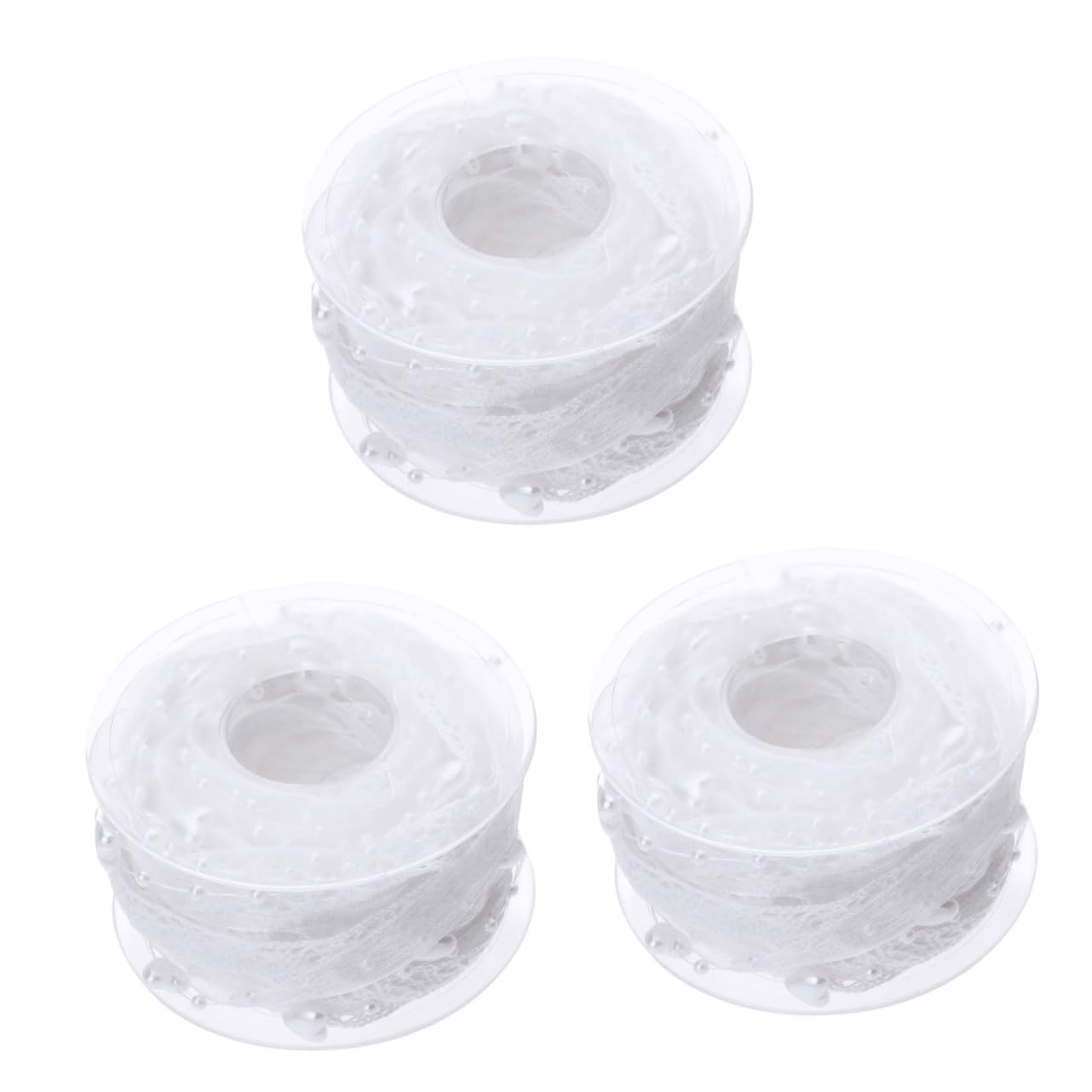 SHINEOFI 3piezas Cinturón De Encaje De Metros Para Decoración De Bodas y Fiestas Cinta De Encaje Para Embalaje De y Decoraciones Festivas