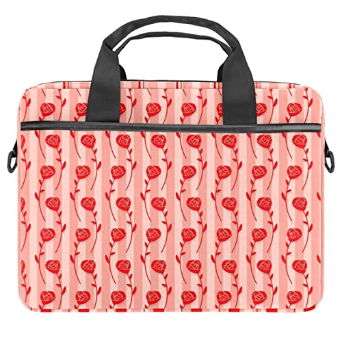 Sac à bandoulière pour ordinateur portable 13-14,5 pouces à rayures