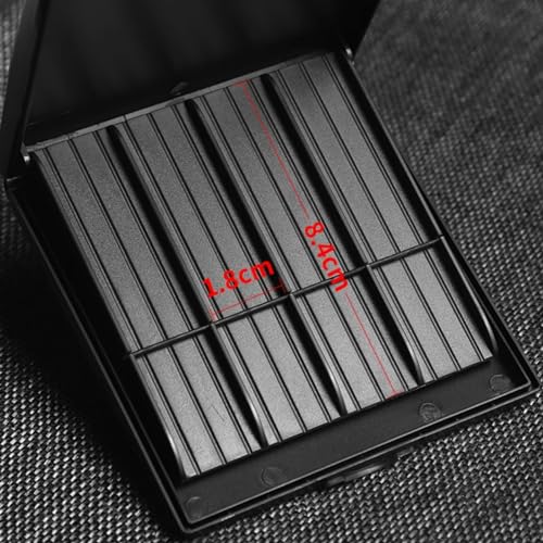 Reeds Case 8 Reeds Grids Clarinet Reeds Saxophone Reed Guard Multi-Instrument Reed Case Container Waterproof Wear Resistant Portable Storage for Woodwind Instrument Accessories