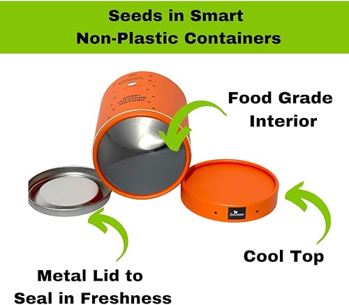 Miniatura 2 de Semillas de brotes de brócoli y microverdes, orgánicas, sin OMG, semillas de germen de reliquia en recipiente resellable a granel para cultivar