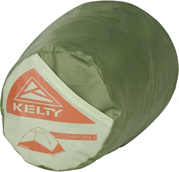 Kelty Tents Kelty Discovery Trail Backpacking Tent, Lightweight and Easy to Setup Backpacking Shelter with 2 Aluminum Poles, Single Door Single Vestibule, Stuff Sack Included