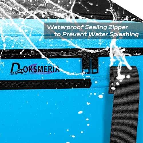 Paddle Board Cooler Waterproof, Doksmeria Super Capacity SUP Paddleboard Deck Cooler with Shoulder Strap & 6 Elastic Rope Clips, Paddle Board Accessories Bag for Stand Up Paddleboard and Kayak by DOKSMERIA - Image 7