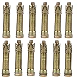 Heavy Duty Expansion Bolts, M6 x 50mm, 12-Pack, Sleeve Anchors for Concrete and Masonry