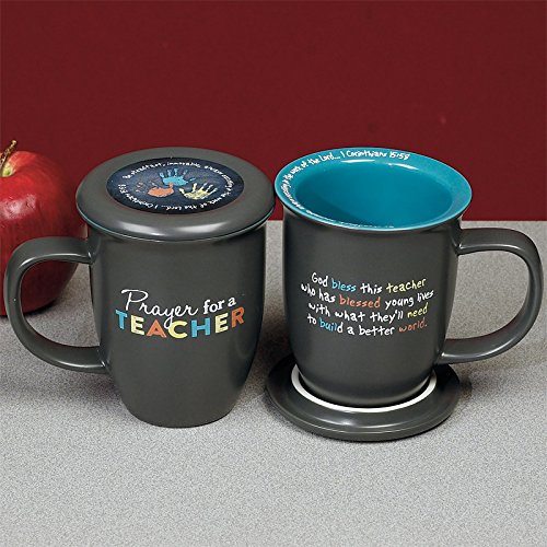 Set de Taza y Posavasos Cerámicos para Profesor miniatura 2