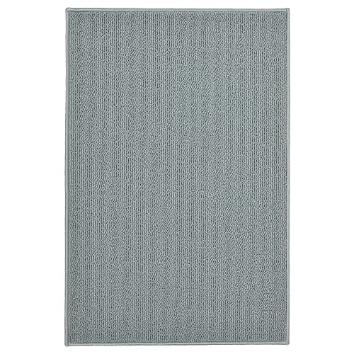 Image of Ikea FINTSEN Bath mat, Grey, 40x60 cm (16x24), Non-Slip Backing