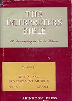 The Interpreter's Bible Volume 1 ONLY B000NWTQVO Book Cover