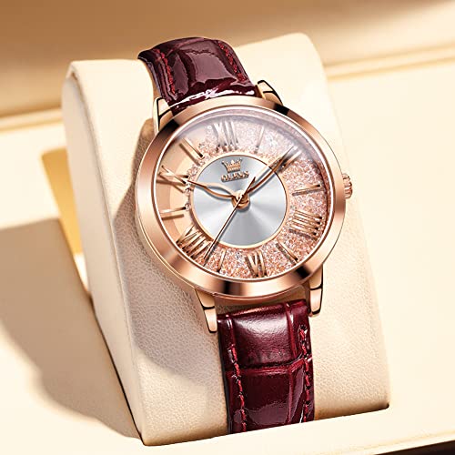 Stylish Vintage Waterproof Analog Quartz Watch for Women with Leather Band - Perfect for Small Wrists - Image 4