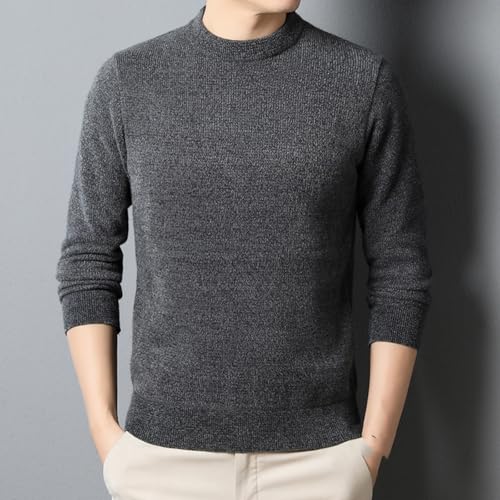 Men's Knitted Top Winter Plush Thickened Warm Men's Underwear Sweater2