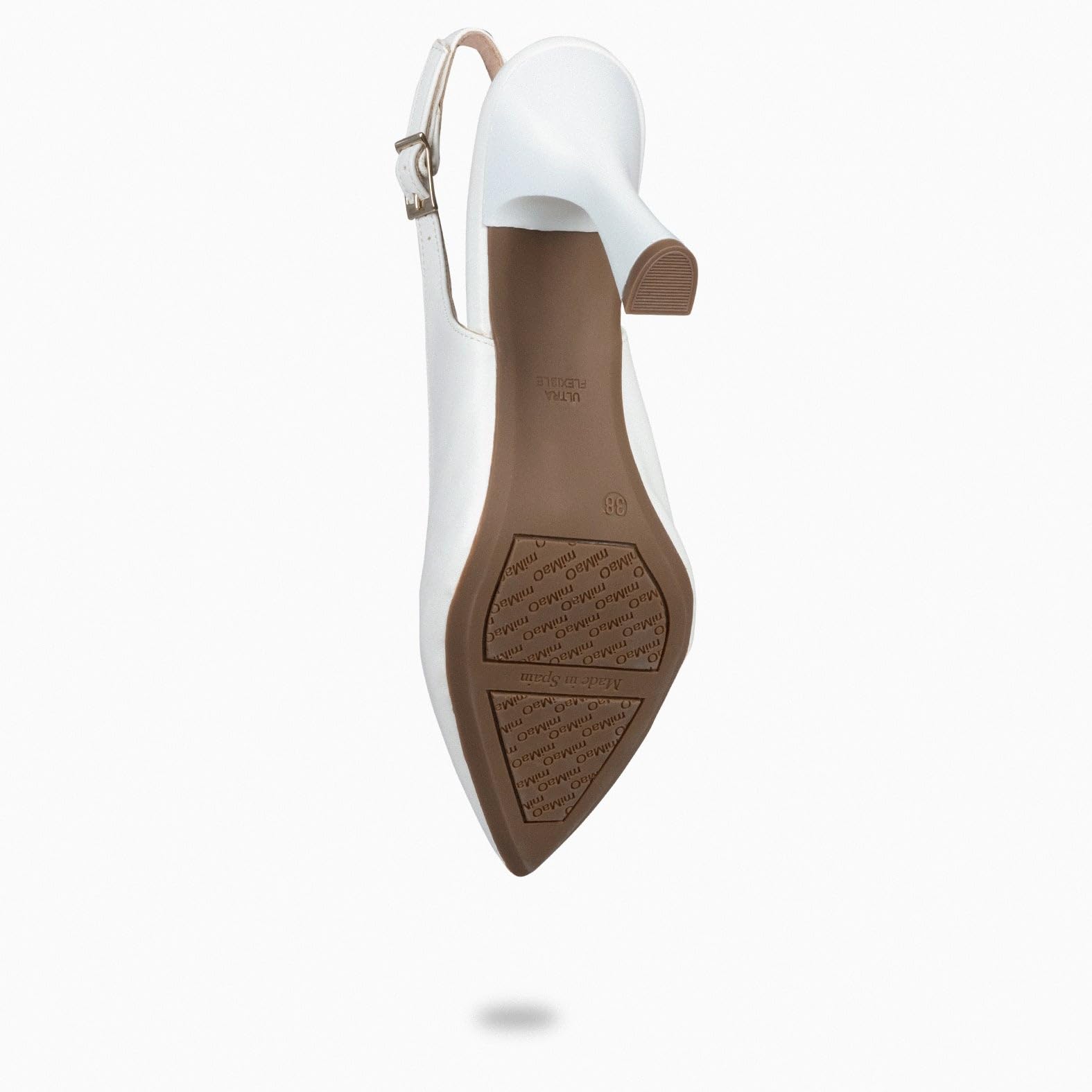 miMaO. Zapatos Elegantes de Piel Destalonados con Escote en V. Hecho en España