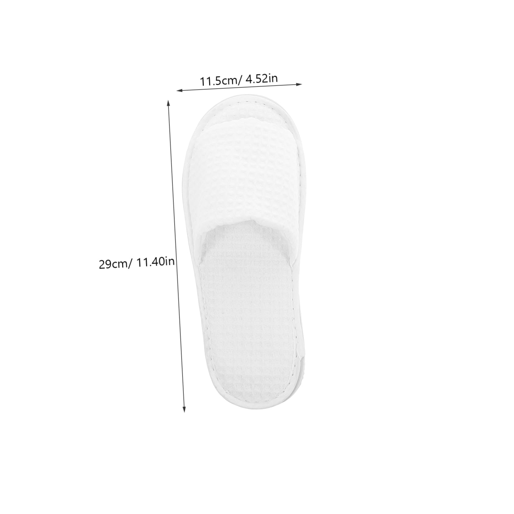 COLLBATH Elegant Slippers Set 5 Pairs Reusable House Slippers for Guests Open Toe