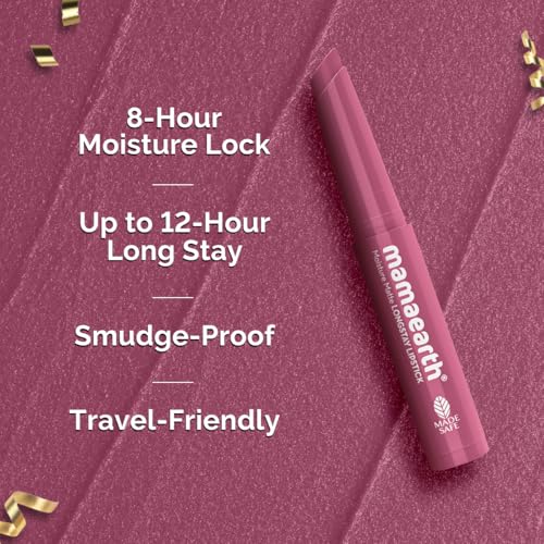 Image of Mamaearth Moisture Matte Long Stay Lipstick Minis Gift Set - Nude Perfection | 8 Hour Moisture Lock | Up to 12-Hour Long Stay | Smudge Proof | Travel-Friendly | Gifting For Valentine's Day, Birthday, Anniversary & Special Occasions | Rakhi Gift for Sister | Premium Gift Pack