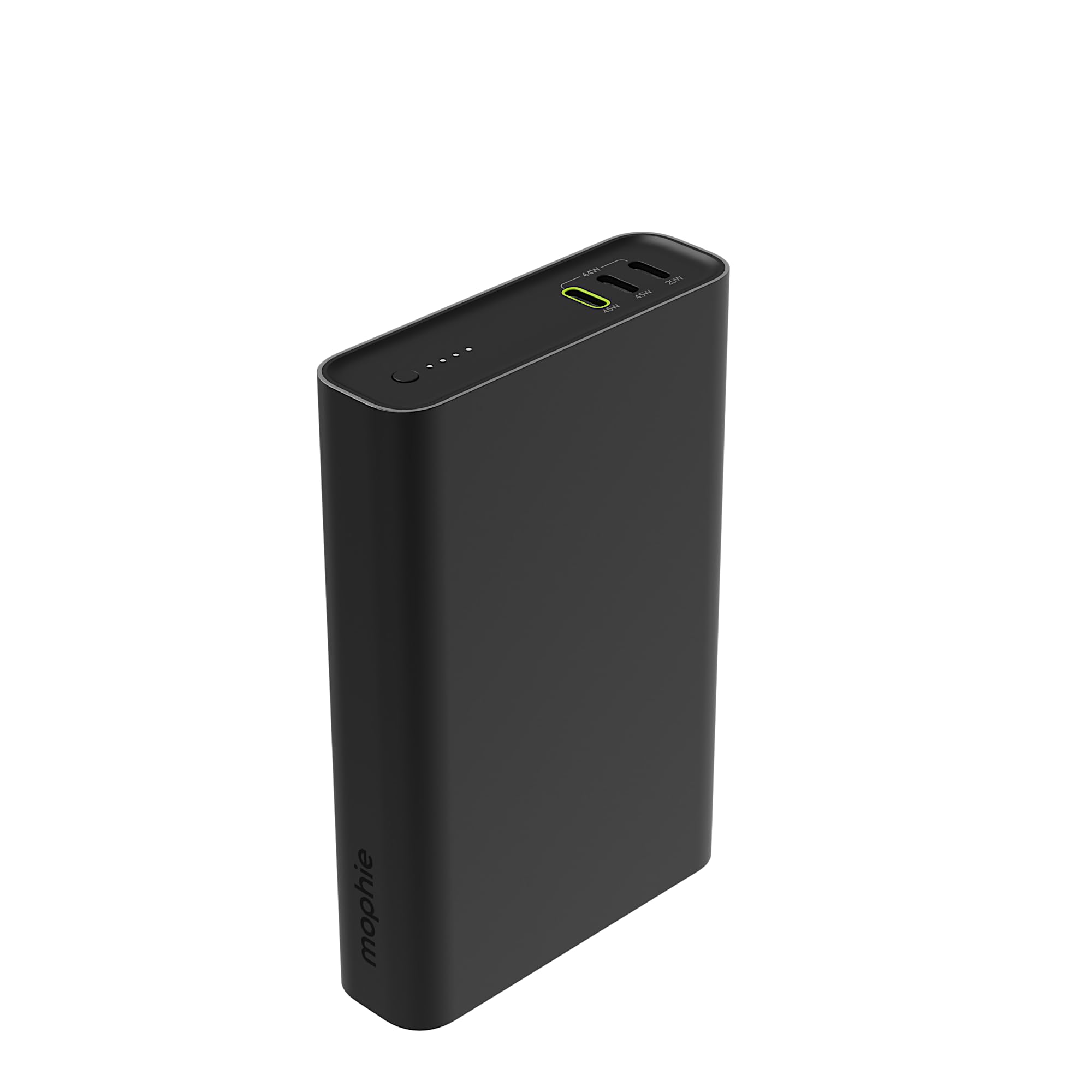 ZAGG Mophie Powerstation Pro 20K Batterie Portable 20 000 mAh avec 3 Ports USB-C, LED, Charge Rapide Triple Appareil, Design de Poche pour Smartphones, tablettes et Ordinateurs Portables (Noir)