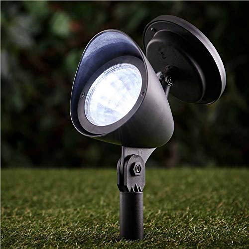 Luminária Solar Jardim PVC Rígido Spot 3 leds 6 peça CBRN13104