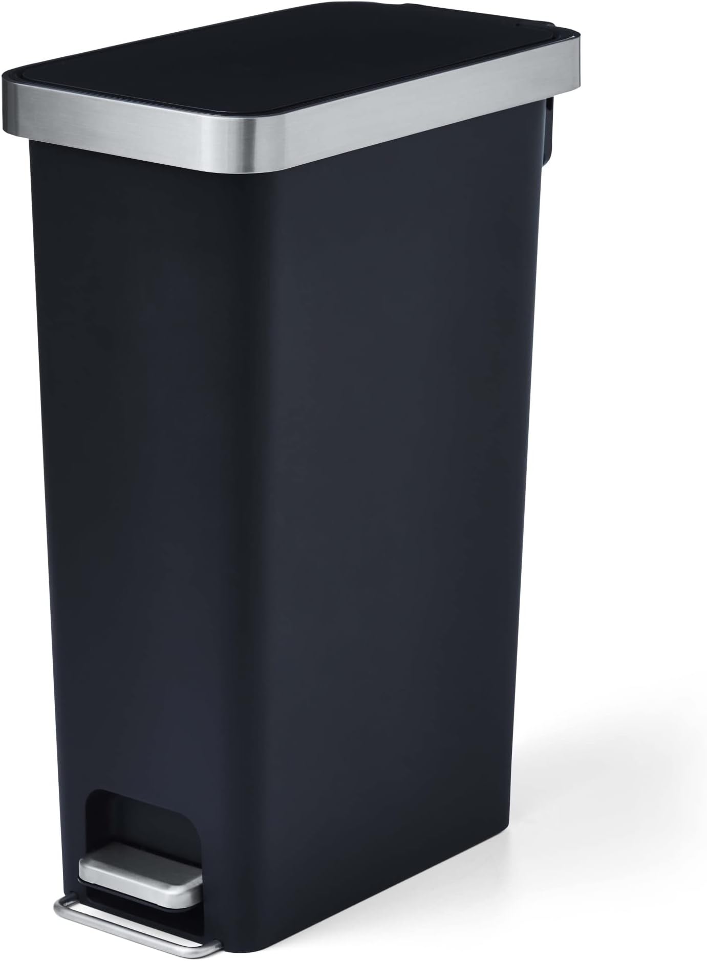 Amazon.com: Rubbermaid Step On Lid Slim Plastic Trash Can for Home ...