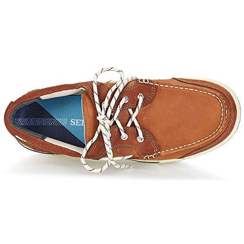 Image of Brown Cognac Triton Three Eyelets FGL by SEBAGO IT