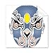 Peking Opera Head Colorful Baizitu Cleaning Cloth Phone Screen Glasses Cleaner 5pcs