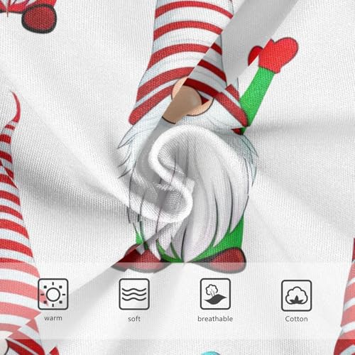 Animals Toddler Underwear Custom 2t Cotton Girl Panties Cute Cute Christmas Gnomes White Undies Kids Briefs3