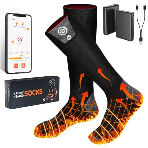 Beheizbare Socken für Damen und Herren mit 7000mAh Akkus – Ansicht 1