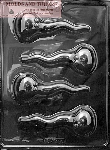Happy sperm adult chocolate candy Mold for Bachelor, Bachelorette Party theme DIY Chocolate Making, Reusable Mold for Party Favors & Decorations