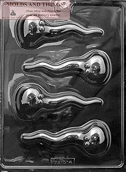 Happy sperm adult chocolate candy Mold for Bachelor, Bachelorette Party theme DIY Chocolate Making, Reusable Mold for Party Favors & Decorations