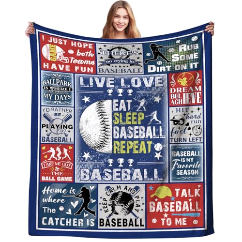 Couverture de baseball plaid confortable pour lit et canapé de salon - 2