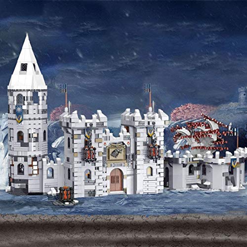 LAKIOMZ Winterfell Baustein Modell 2217pcs MOC Western Fairy Tales DIY Building Stem Spielzeug für Game of Thrones… – Bild 4
