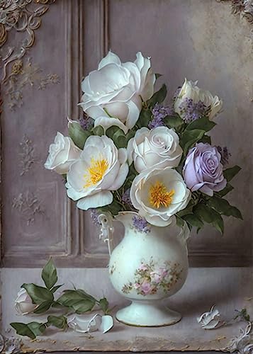 Poster sur toile fleur nature morte SERENDIPITP 58x90 cm habillez un mur vide sans effort