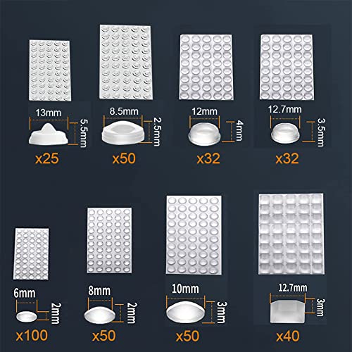 Gommini Adesivi 379 Pezzi Gommini Paracolpi