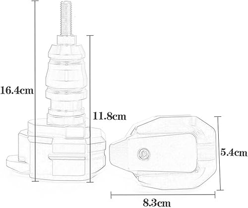 Miniatura 3 de Para Kawasaki Z650 Z900 Z900RS Z 650 900 2017-2020 Marco de protección contra caídas de motocicleta Slider Carenado Protector de almohadilla de
