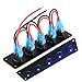 Produktbild ANGGREK 5 Gang Wippschalter Panel LED Kippschalterpanel Wippschalterpanel 12v~24V Auto Boot Marine Wippenschalter für Auto Boot Marine