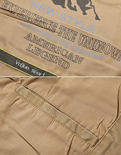 image for JEWOSOR Men's Military Gilets Vest Outdoor Multi Pockets Sleeveless Ja