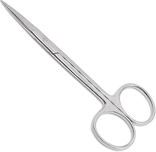AAProTools Premium High Polish Iris Micro Dissecting Lab Scissors Fine Point Straight
