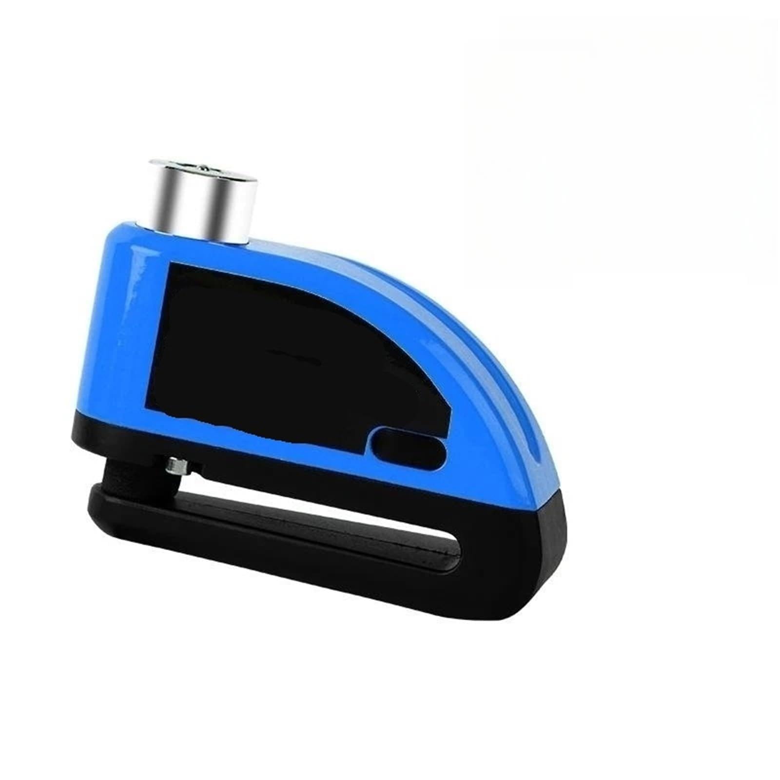 Laksjdnc Blue Motorcycle Handlebar Lock Motorcycle Disc Brake Alarm Warning Disk Padlock Waterproof Anti-Theft Lock Scooter Alarma Motorcycle Disc Lock(Blue)