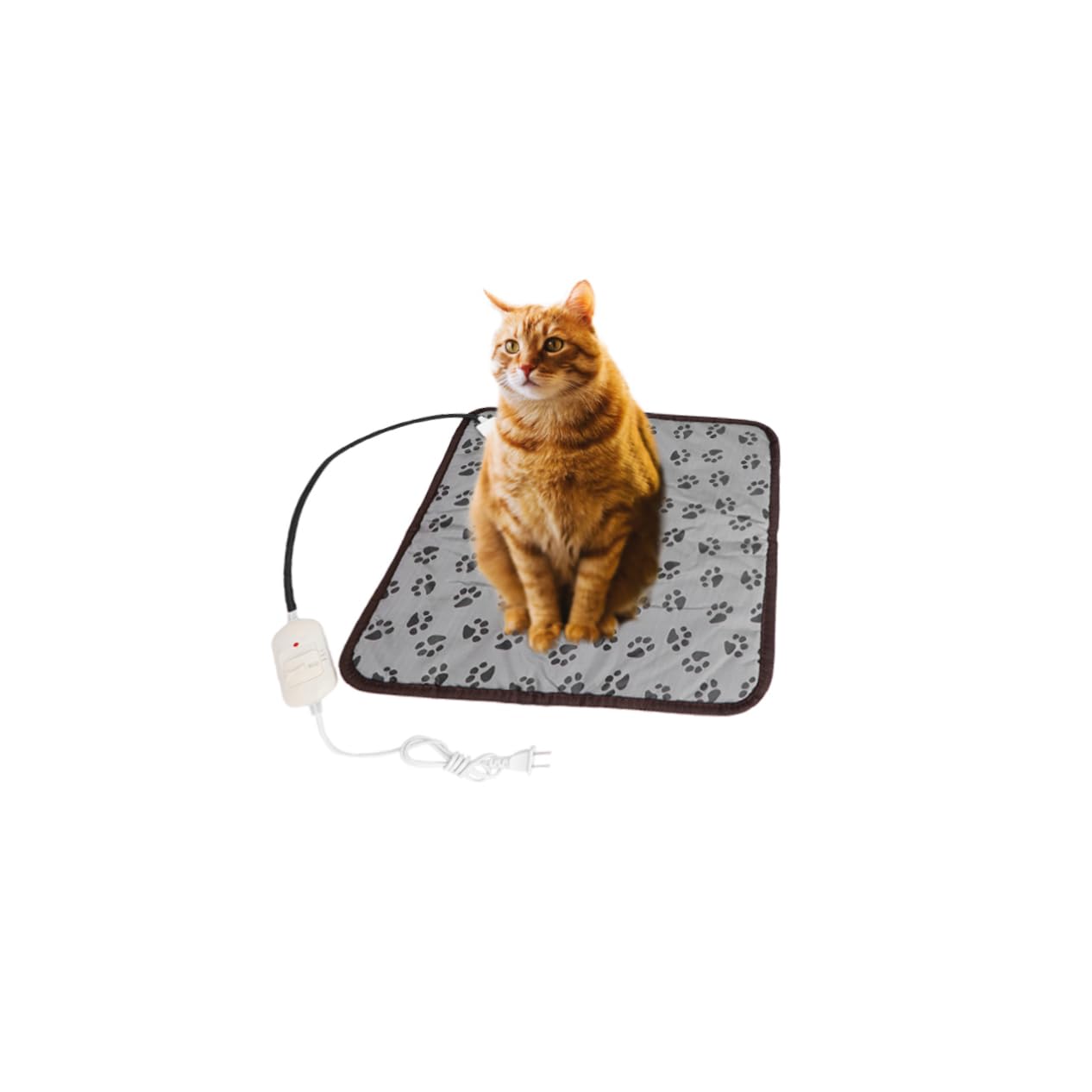 ORFOFE Pet Heating Pad Reptile Warmer Mat Dog Cat Bed Heater Slow Heating Safe Voltage Us Plug Chew Resistant
