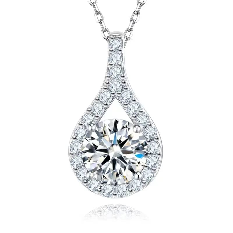 Collier Moissanite argent Sterling sublimez vos tenues quotidiennes avec éclat