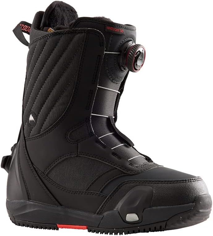 Burton Womens' Limelight BOA Step On Snowboard Boots (Black, 9)