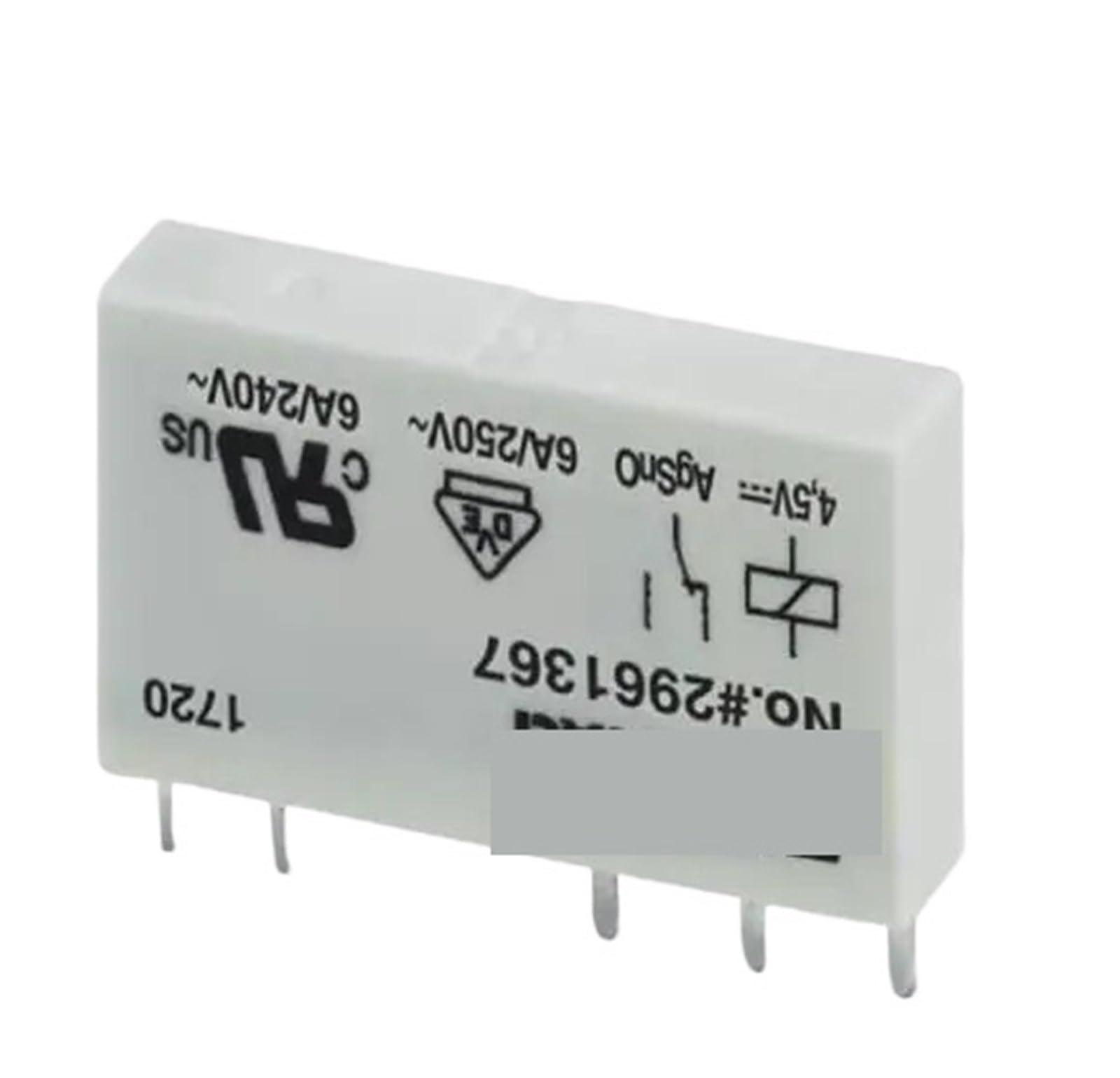 Relais 4,5VDC REL-MR-4,5DC/21 2961367 inverseur 1NO+1NC pour automatisme industriel