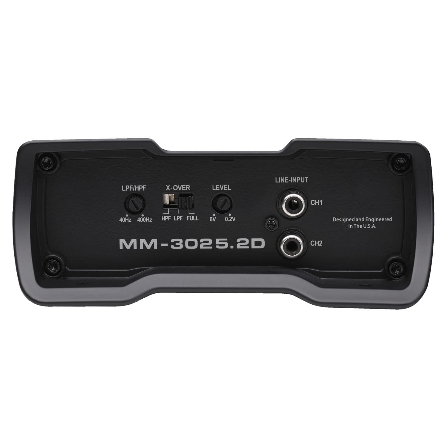 Autotek MM-3025.2D Amplificatore a macchina media da 3000 Watt, ponte compatto, amplificatore a 2 canali