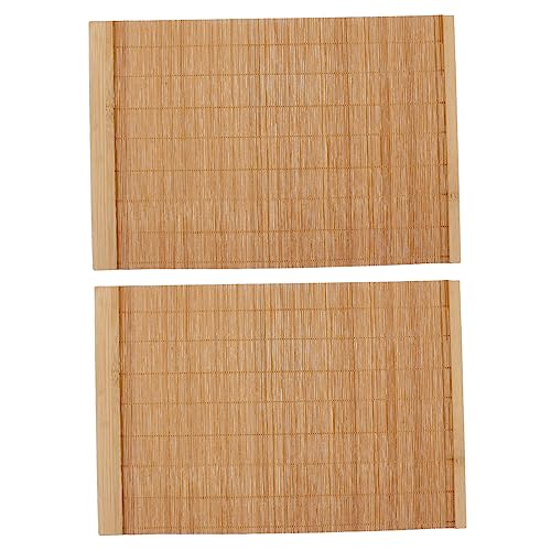 GREENADSCAPE 2 Piezas De Moda De Madera De Bambú De Moda