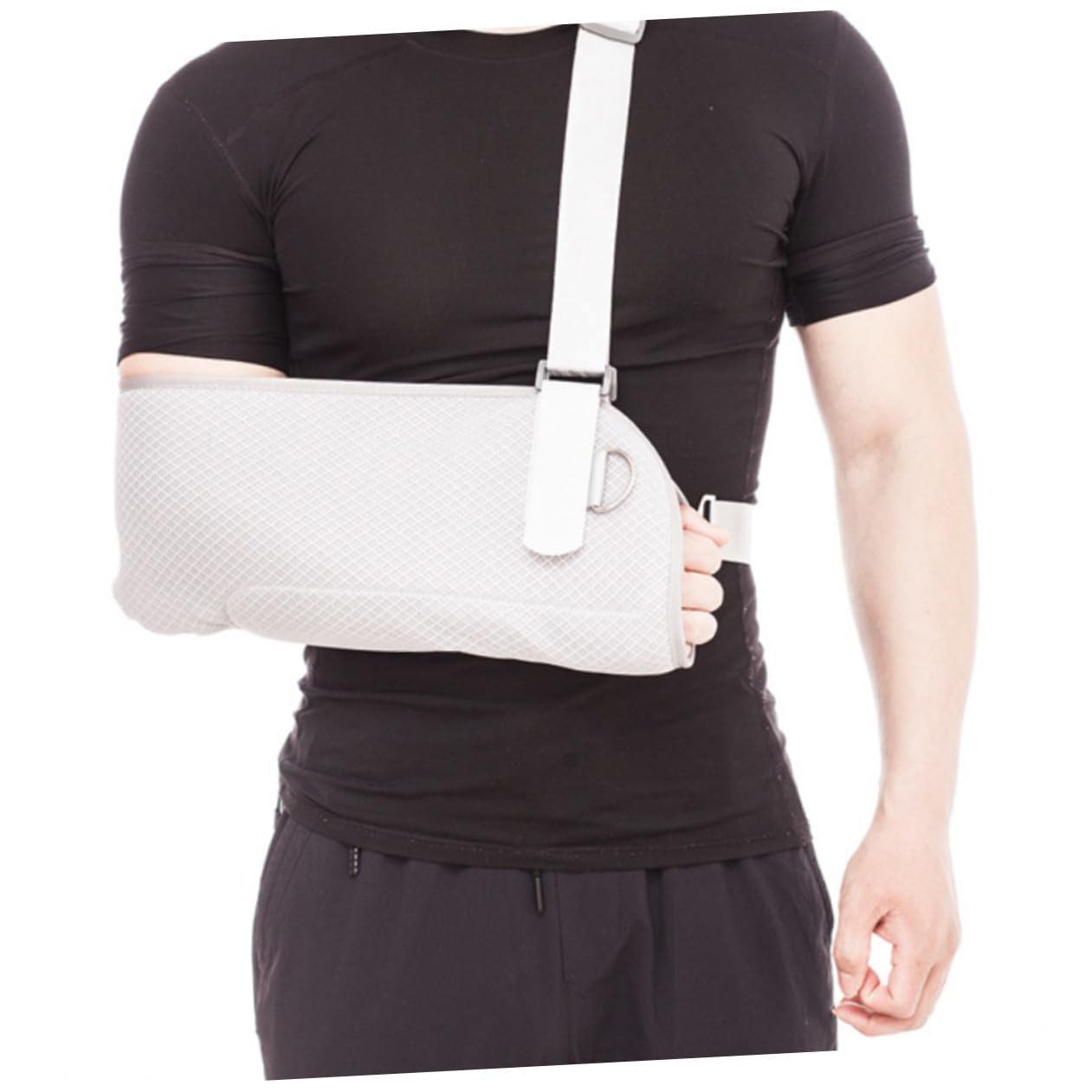 Gatuida Forearm Sling Shoulder Support Brace Elbow Support Brace for Broken Arm Breathable Adjustable Comfortable
